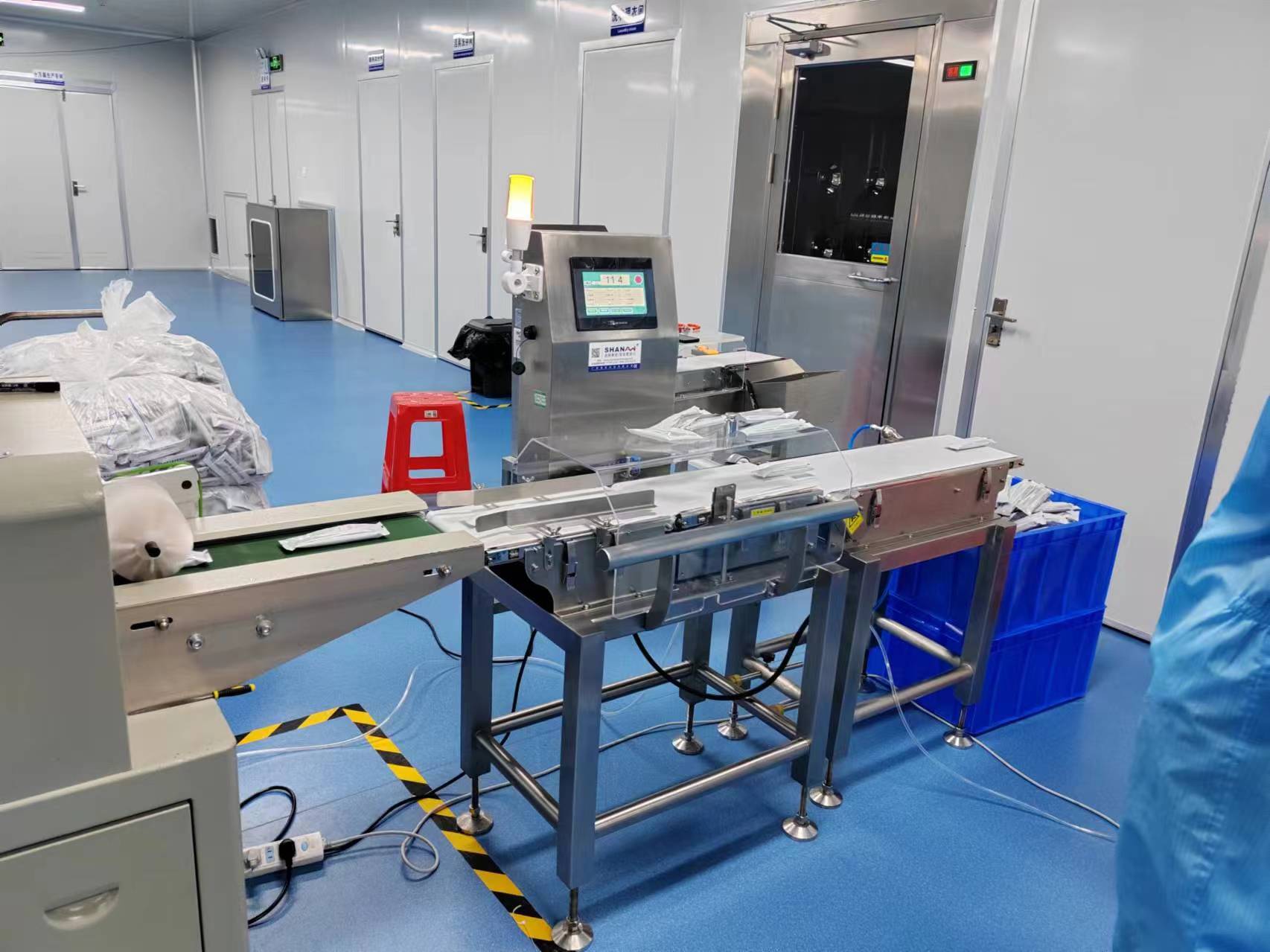 某醫藥公司購買善安稱重機